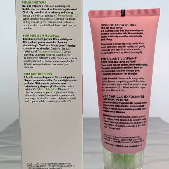 New! Mary Kay Botanical Effects Invigorating Scrub - Picture 2 of 2